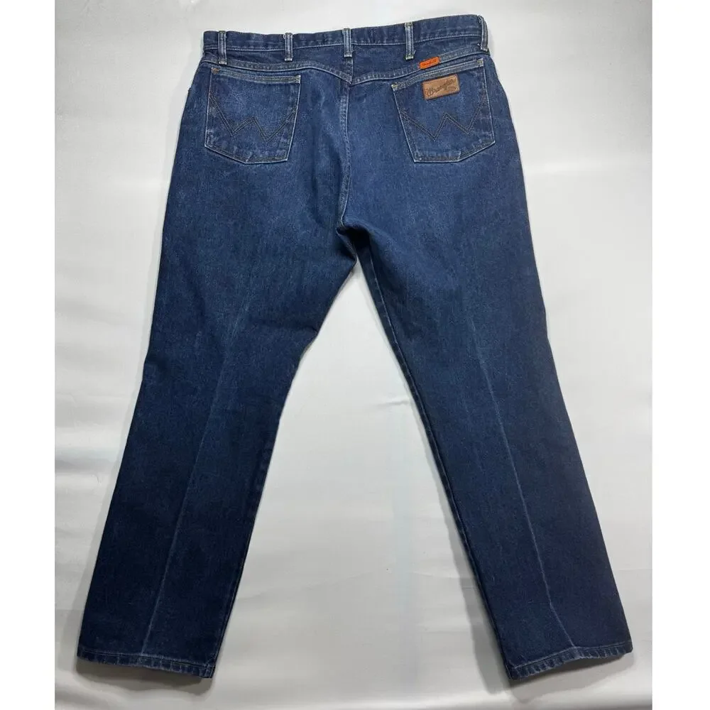 Wrangler FR Men's 13 Original Straight Leg Blue Denim Jeans‎ - Size 40x32.5